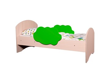 Детская кровать ТМК Тучка, корпус Дуб млечный, фасад Лайм в Элисте