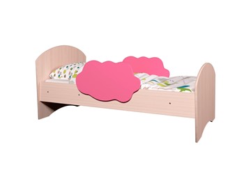 Детская кровать ТМК Тучка, корпус Дуб млечный, фасад Розовый в Элисте