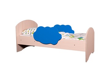 Кровать детская ТМК Тучка, корпус Дуб млечный, фасад Синий в Элисте