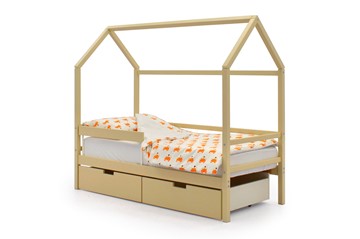 Кровать-домик в детскую Svogen бежевый в Элисте