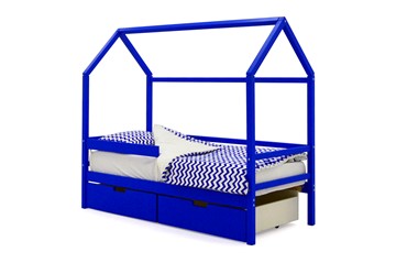 Кровать-домик в детскую Svogen синий в Элисте