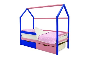 Кровать-домик в детскую Svogen синий-лаванда в Элисте