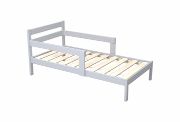Детская кровать для мальчика Нордик 800х1600, массив белый в Элисте