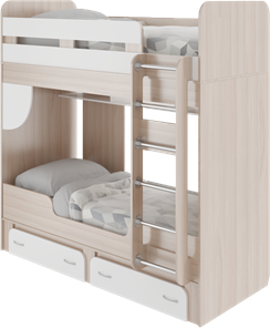 Детская двухэтажная кровать Остин М25 в Элисте