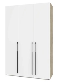 Трехдверный шкаф Modern С31, Серый дуб/Белый в Элисте