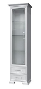 Шкаф-витрина Грация ШР-1, белый, 1 стекло, 420 в Элисте