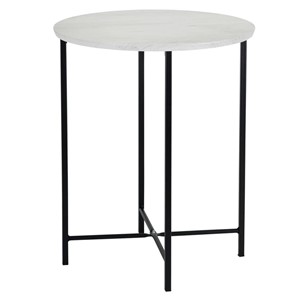 Круглый стол Мебелик BeautyStyle-16 (дуб дымчатый/черный) в Элисте