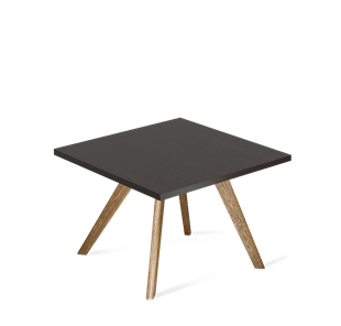 Журнальный стол SHT-S39 / SHT-TT 60/60 ЛДСП (венге луизиана/брашированный коричневый) в Элисте