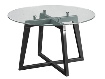 Стеклянный столик Рилле-445 (серый графит) в Элисте