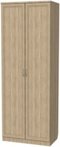 Шкаф 2-х створчатый 100 со штангой, цвет Дуб Сонома в Элисте