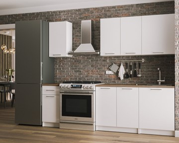 Прямой кухонный гарнитур Лион 1,8 м (Белый) в Элисте