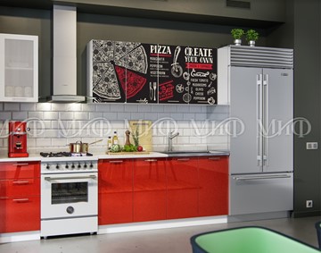 Гарнитур на кухню фотопечать Пицца 2,0 в Элисте