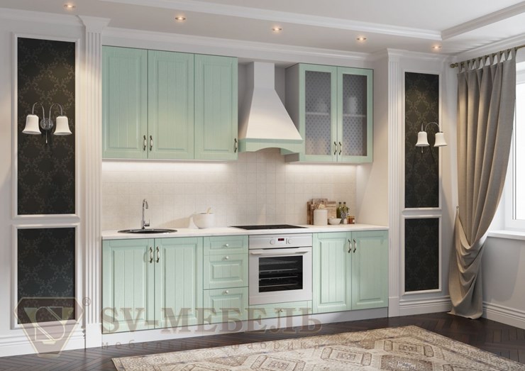 Модульная кухня Прованс, цвет фисташковый в Элисте - изображение