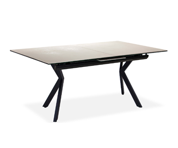 Кухонный стол раздвижной Бордо 2CX 160х90 (Oxide Avorio/Графит) в Элисте