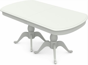 Овальный стол на кухню Фабрицио-2 исп. Мыло большой 3 вставки, Тон 9 (Морилка/Эмаль) в Элисте