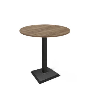 Барный стол SHT-TU5-BS2/H110 / SHT-TT 90 ЛДСП (дуб галифакс табак/черный) в Элисте