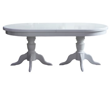 Овальный обеденный стол 3,0(3,5)х1,1 на двух тумбах, (стандартная покраска) в Элисте