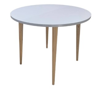 Кухонный стол круглый Серый камень 90*90 см ЛДСП в Элисте