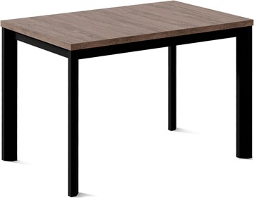 Кухонный стол раскладной Нагано-3L (ноги черные, дуб табако) в Элисте