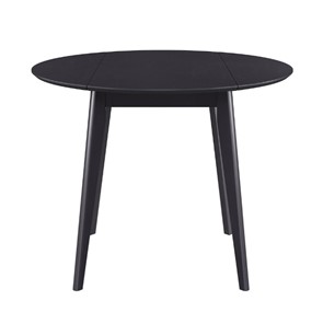 Кухонный стол раскладной Daiva Орион Drop Leaf 100, Черный в Элисте