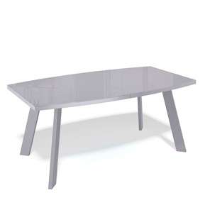Кухонный раскладной стол SL1600 (серый/стекло серое глянец) в Элисте