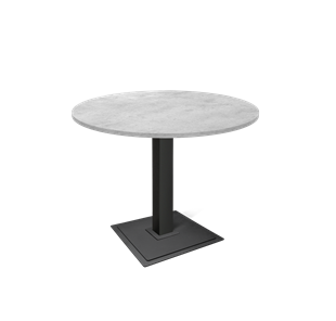 Кухонный стол SHT-TU5-BS1 / SHT-TT 90 ЛДСП (бетон чикаго светло-серый/черный) в Элисте