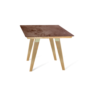 Керамический стол SHT-TU16 (4 шт.)/ТT8 60/60 (прозрачный лак/прозрачный лак/коричневая сепия) в Элисте