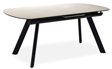 Керамический обеденный стол Шамони 3CQ 180х95 (Oxide Avorio/Графит) в Элисте