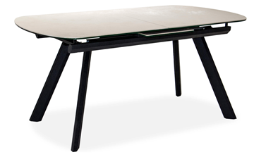Керамический стол Шамони 2CQ 160х90 (Oxide Avorio/Графит) в Элисте