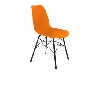 Кухонный стул SHT-ST29/S107 (оранжевый ral2003/черный муар) в Элисте