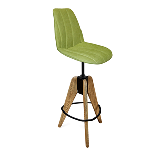 Барный стул SHT-ST29-C1/S92 (оливковый/брашированный коричневый/черный муар) в Элисте