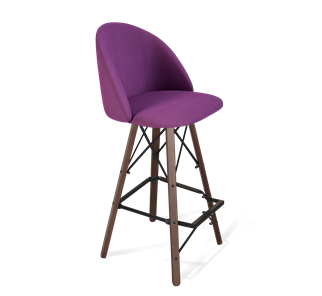 Барный стул SHT-ST35 / SHT-S80 (ягодное варенье/темный орех/черный) в Элисте