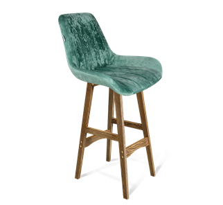 Барный стул SHT-ST37 / SHT-S65 (зеленый чай/дуб брашированный коричневый) в Элисте