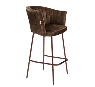 Барный стул SHT-ST42-1 / SHT-S29P (кофейный трюфель/медный металлик) в Элисте