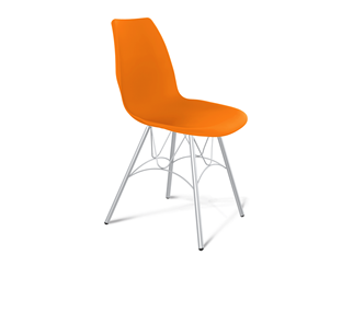 Обеденный стул SHT-ST29/S100 (оранжевый ral2003/хром лак) в Элисте
