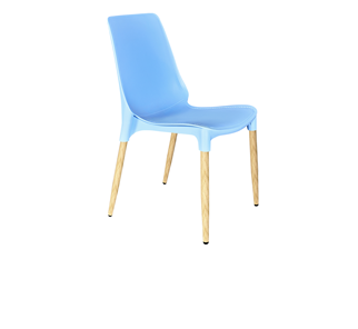 Обеденный стул SHT-ST75/S424-C (голубой/светлый орех) в Элисте