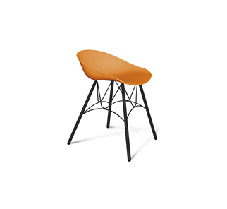 Обеденный стул SHT-ST19/S100 (оранжевый/черный муар) в Элисте