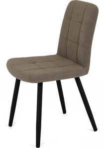 Кухонный стул Кубика Абсент NEW, ноги черные круглые XL (R32)/велюр T173 Капучино в Элисте