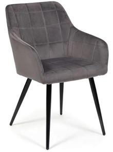 Обеденный стул BEATA (mod. 8266) 56х60х82 серый (G-062-40)/черный в Элисте
