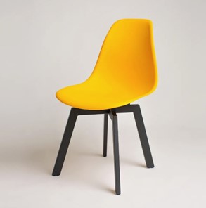 Обеденный стул derstuhl DSL 110 Grand Black (желтый) в Элисте
