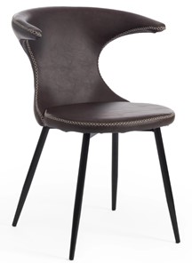Кухонный стул FLAIR (mod. 9020) 60х56х78 коричневый 1/черный в Элисте