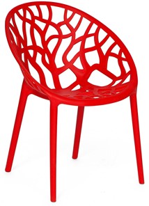 Обеденное кресло BUSH (mod.017) пластик 60*58,5*80 красный, арт.11726 в Элисте