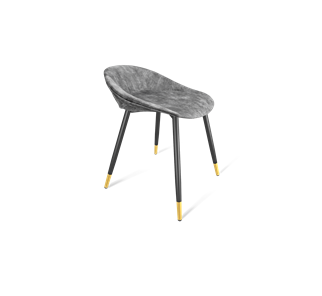 Обеденный стул SHT-ST19-SF1 / SHT-S95-1 (дымный/черный муар/золото) в Элисте