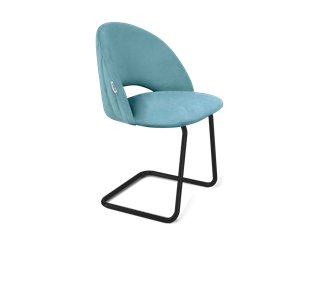 Обеденный стул SHT-ST34-1 / SHT-S45-1 (голубая пастель/черный муар) в Элисте