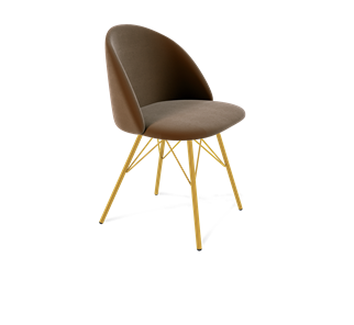 Обеденный стул SHT-ST35 / SHT-S37 (кофейный ликер/золото) в Элисте