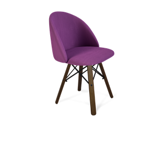 Обеденный стул SHT-ST35 / SHT-S70 (ягодное варенье/темный орех/черный муар) в Элисте