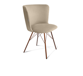 Обеденный стул SHT-ST36 / SHT-S37 (ванильный крем/медный металлик) в Элисте