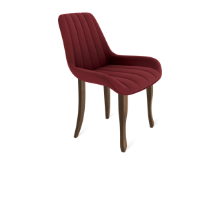 Обеденный стул SHT-ST37 / SHT-S122 (рубиновое вино/темный орех/черный муар) в Элисте