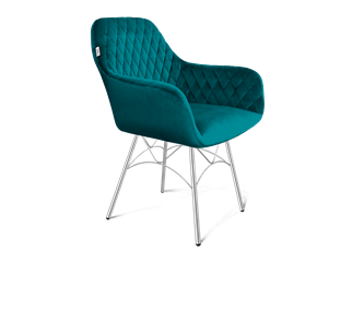 Обеденный стул SHT-ST38 / SHT-S107 (альпийский бирюзовый/хром лак) в Элисте