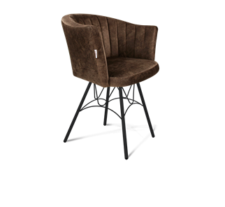 Обеденный стул SHT-ST42-1 / SHT-S100 (кофейный трюфель/черный муар) в Элисте